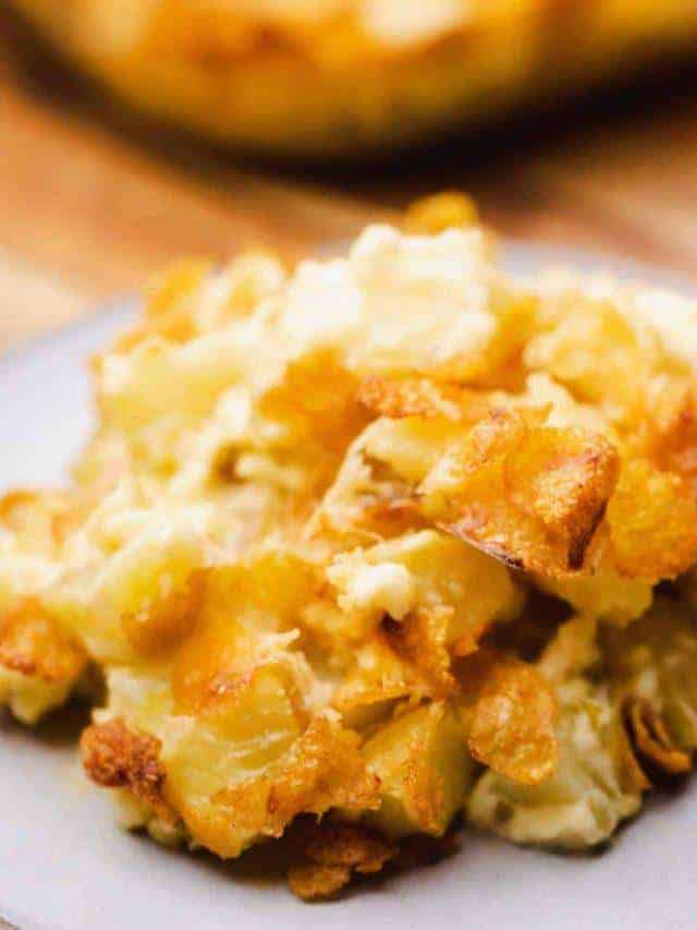FUNERAL POTATOES WITH REAL POTATOES